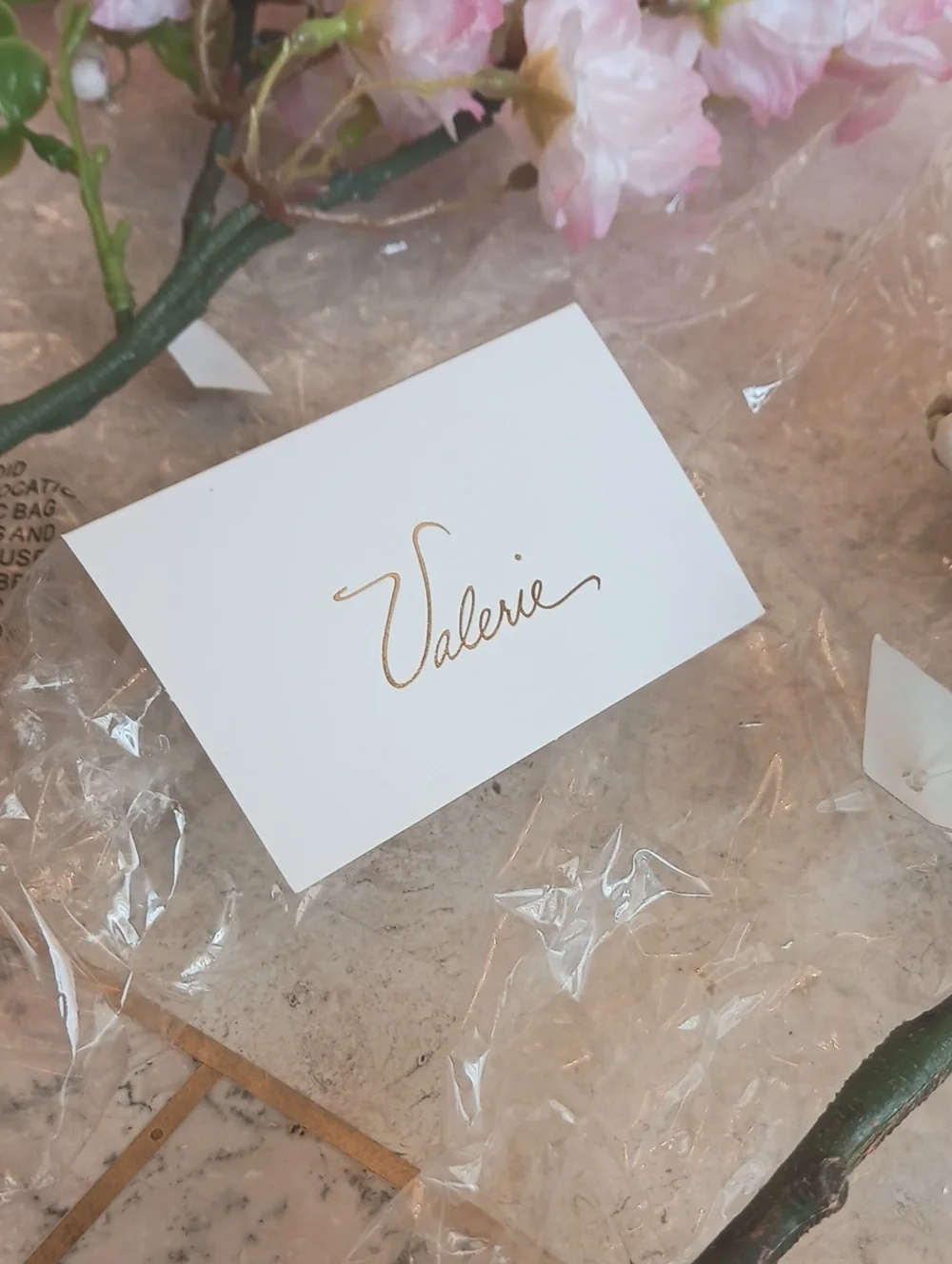Floral-faux Cherry Blossom 